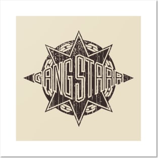 Retro Gangstarr - Brown Pencil Posters and Art